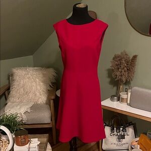 Chaps Bold Red Mini Dress